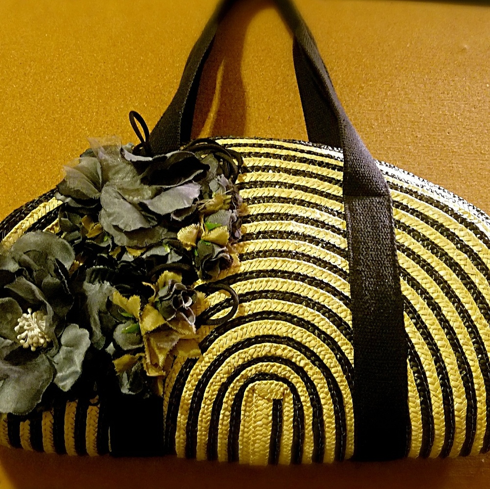 Authentic Kontessa Wicker Handbag, Vintage Style